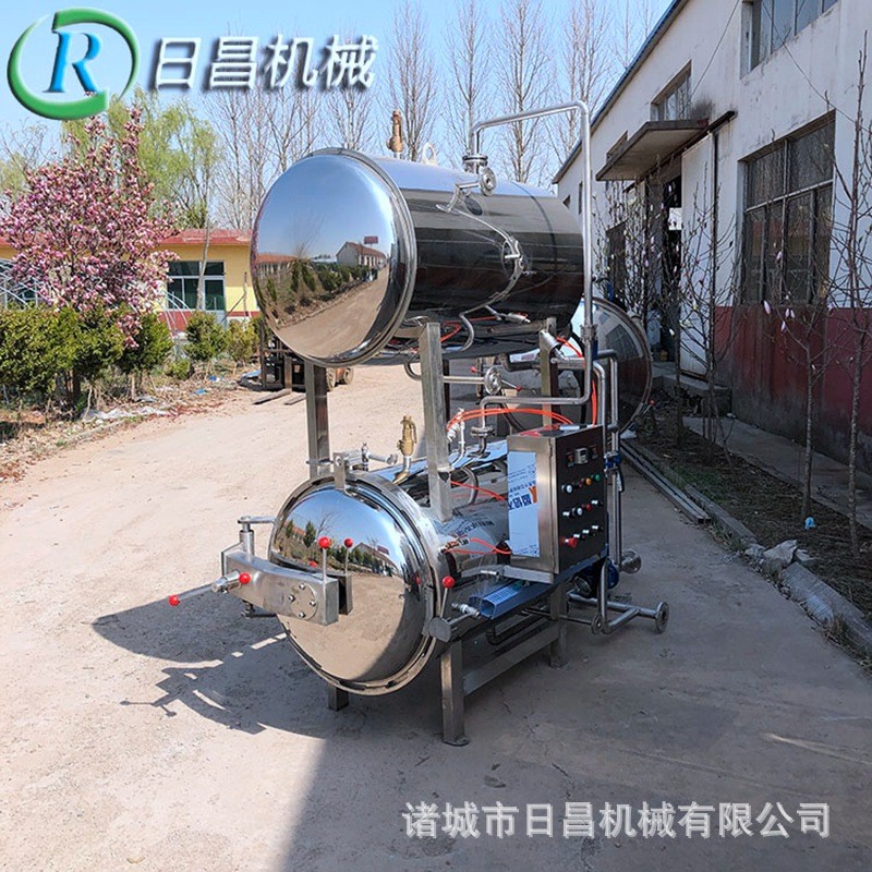 精酿啤酒喷淋式杀菌设备 全自动燕窝杀菌锅 玻璃瓶装饮料杀菌釜图2