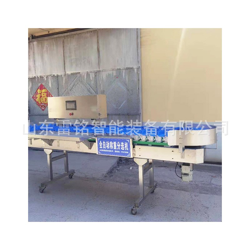自动称重分选机 水果自动分拣设备分拣机 牡蛎料盒重量分级机厂家图5