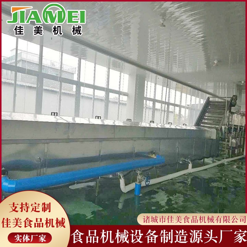 土豆片蒸煮漂烫杀青机软包装巴氏杀菌机水浴式果冻漂烫杀菌设备图5
