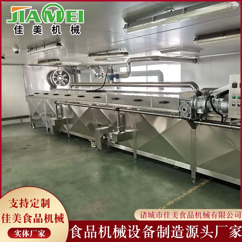 龙虾蒸煮线海带蒸煮漂烫流水线叶类蔬菜杀青机器蒸煮漂烫流水线图2