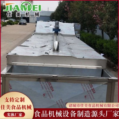 毛豆蒸煮漂烫机 玉米蒸煮漂烫流水线 连续式秋葵杀青预煮设备