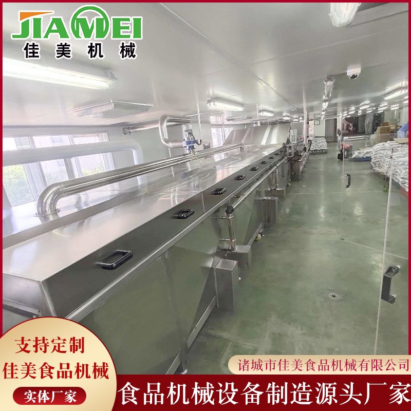 毛豆蒸煮漂烫机 玉米蒸煮漂烫流水线 连续式秋葵杀青预煮设备图5