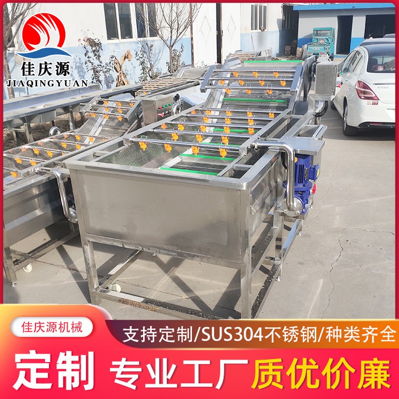 笋片藕片臭氧洗菜机 高压喷淋式果蔬清洗机 小黄瓜脱盐气泡清洗机图5