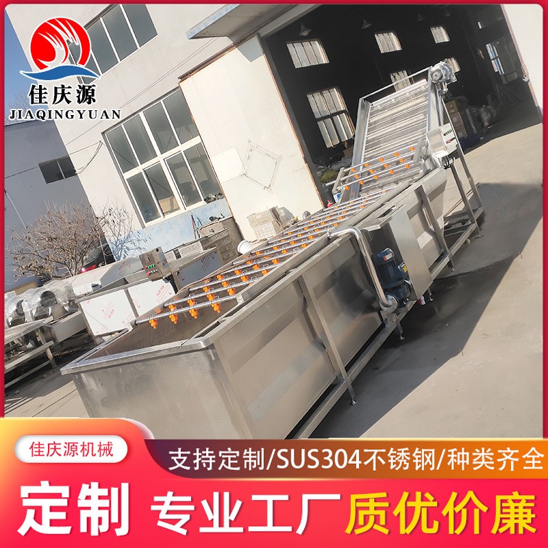 笋片藕片臭氧洗菜机 高压喷淋式果蔬清洗机 小黄瓜脱盐气泡清洗机图3