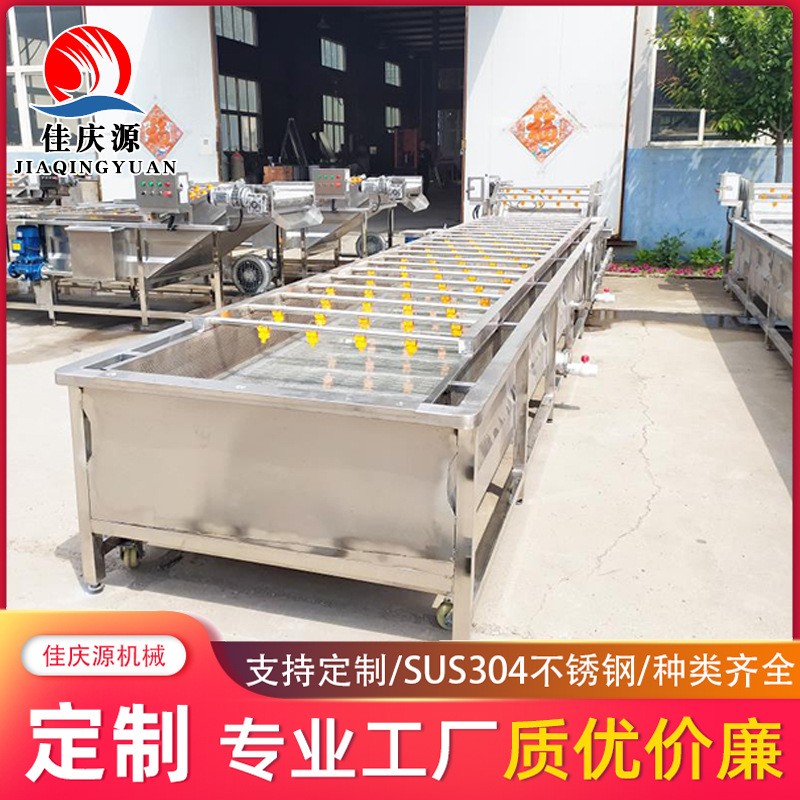 笋片藕片臭氧洗菜机 高压喷淋式果蔬清洗机 小黄瓜脱盐气泡清洗机图2