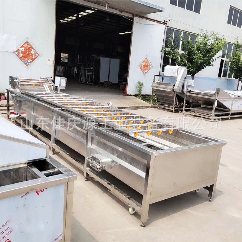 中央厨房生鲜净菜加工流水线 预制菜净菜加工设备 大姜荠菜清洗机图2