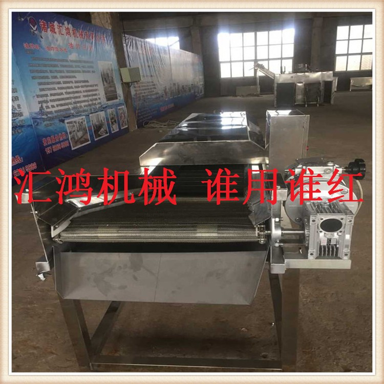 优惠供应 地瓜叶漂烫杀青机 不锈钢蔬菜漂洗线 果蔬预煮机器图5