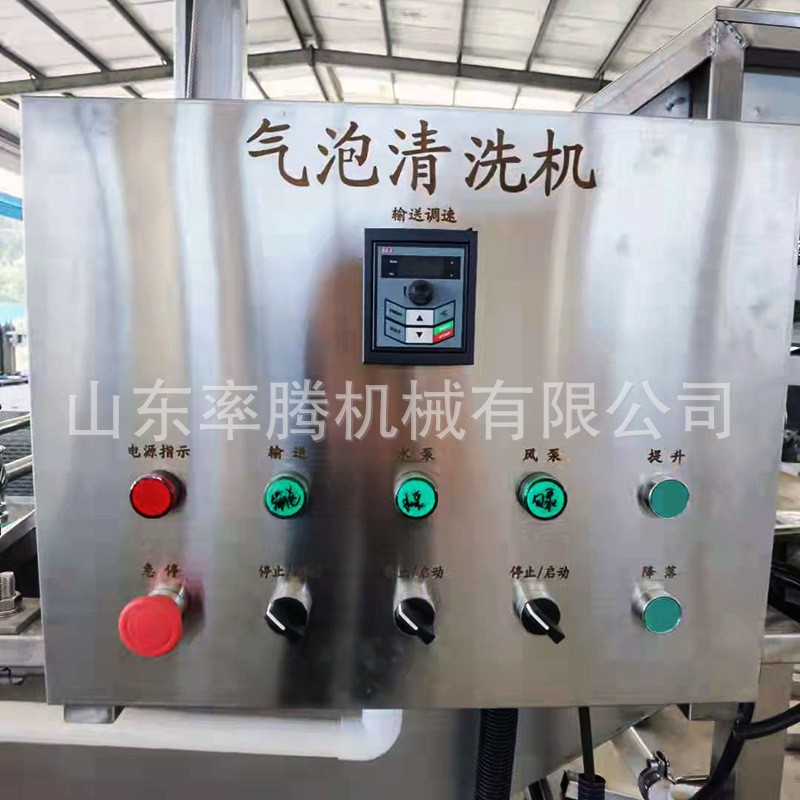 厂家直供提升式果蔬气泡清洗机 鱼腥草龙须菜清洗机 蔬菜清洗设备图2