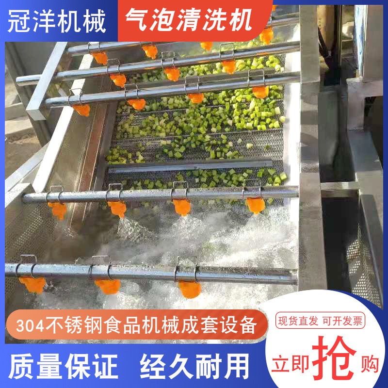 大型水果蔬菜清洗机 腌黄瓜酱菜脱盐清洗去杂设备 净菜加工流水线图3