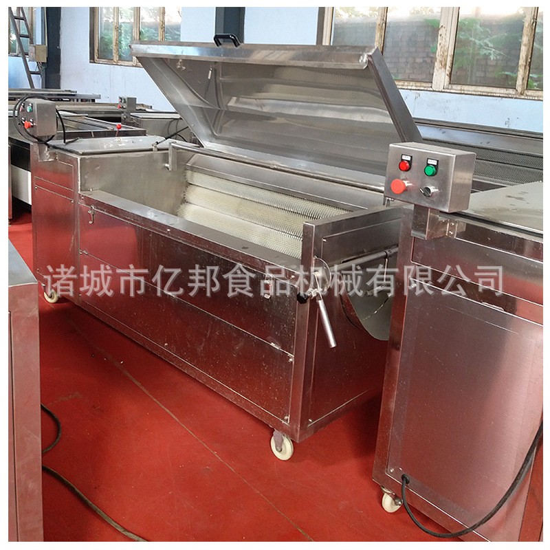 全自动土豆毛辊清洗机 胡萝卜去皮清洗机 莲藕毛辊去皮清洗机设备图4