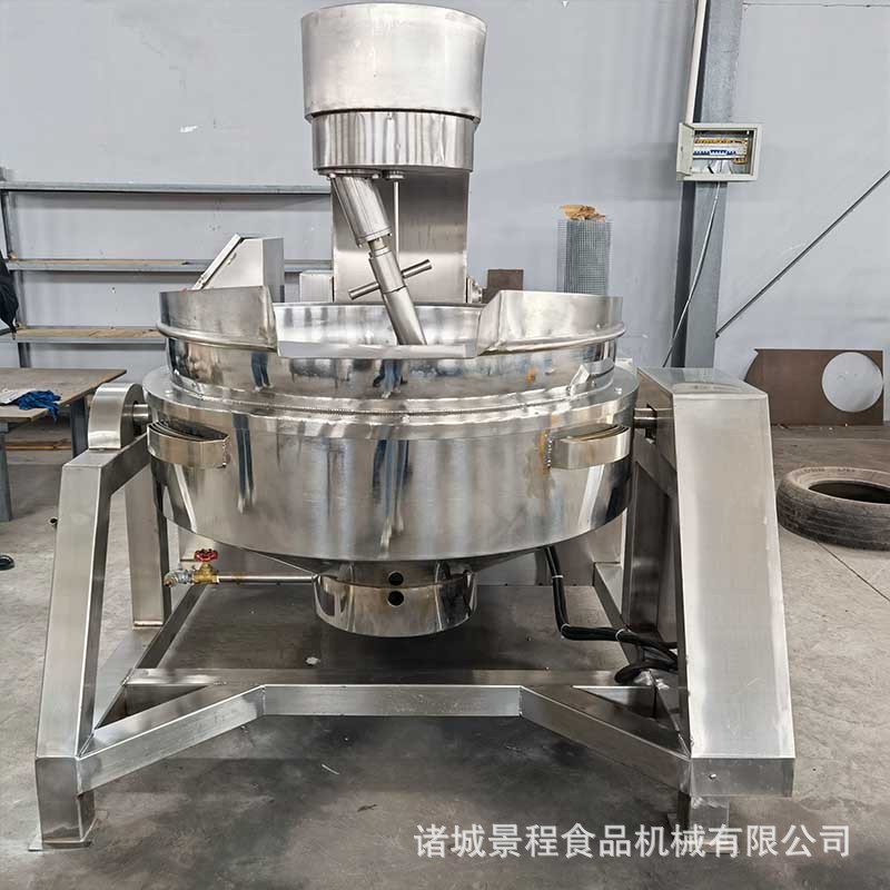 麻糖自动行星炒锅 雪梨膏秋梨膏糯米糕搅拌炒锅 可倾式蒸汽夹层锅图3