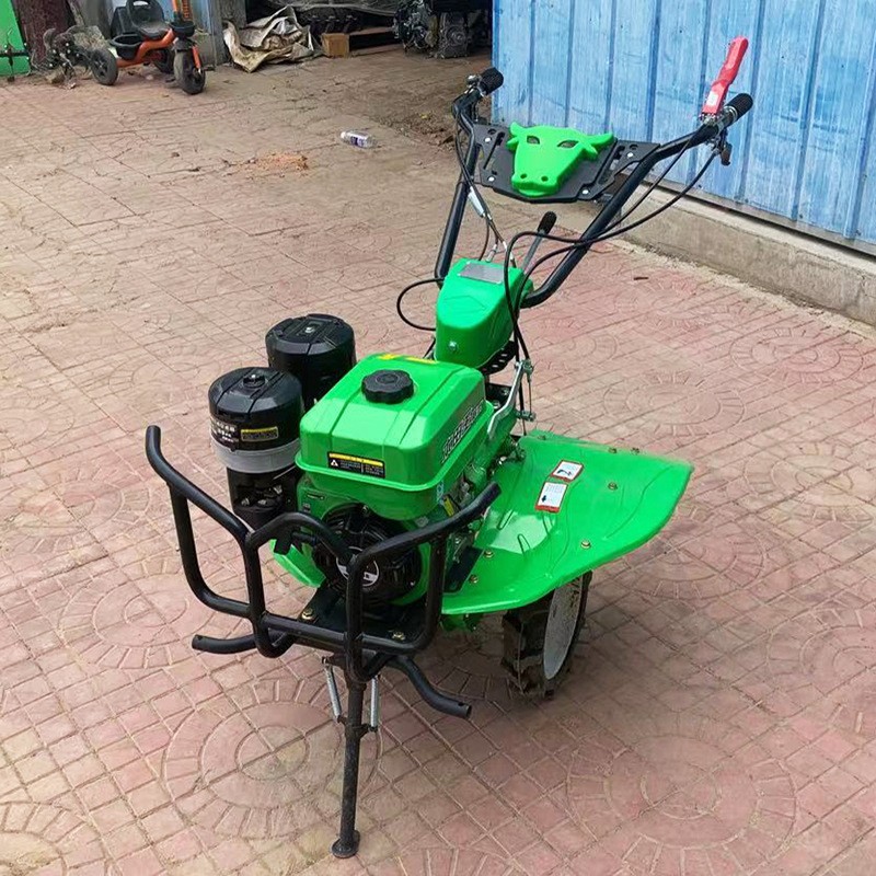 新式小型微耕机柴油农用耕地翻土开沟机耕田多功能翻地家用旋耕机图2