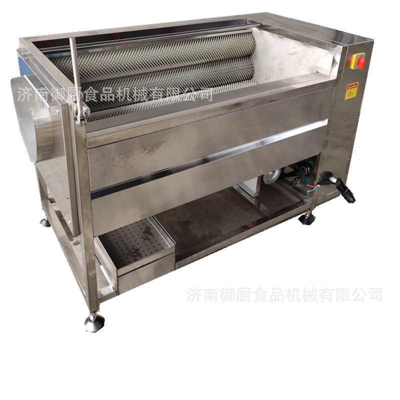 毛辊清洗机 火龙果土豆毛辊去皮清洗机魔芋自动去皮机毛刷洗菜机图5