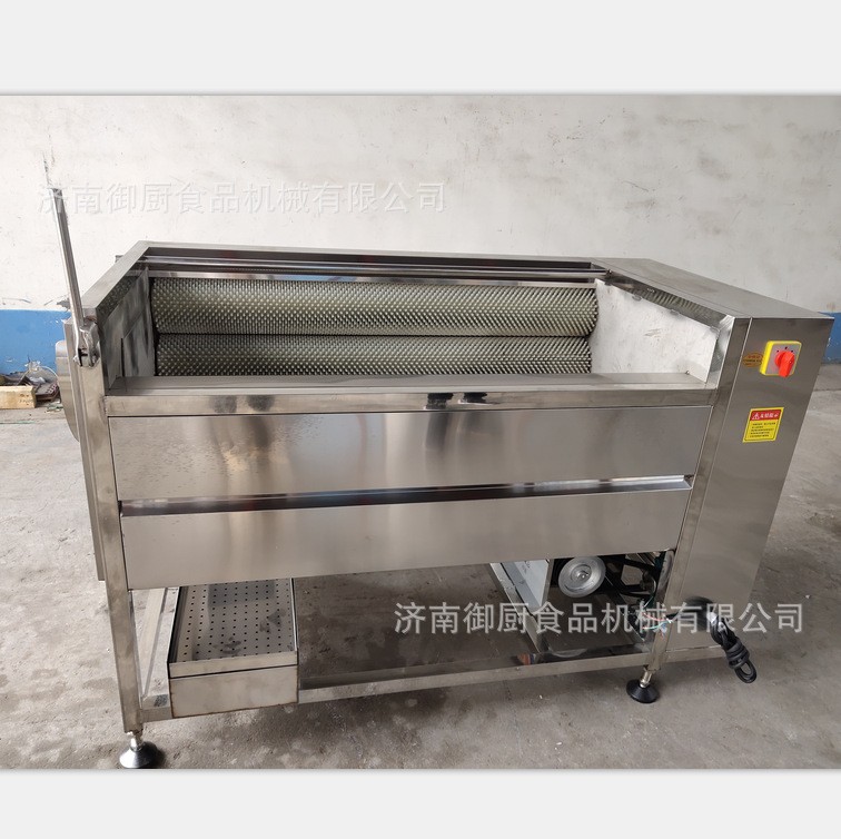供应土豆去皮机 毛刷式大姜去泥清洗机 全自动红薯去皮毛刷清洗机图3