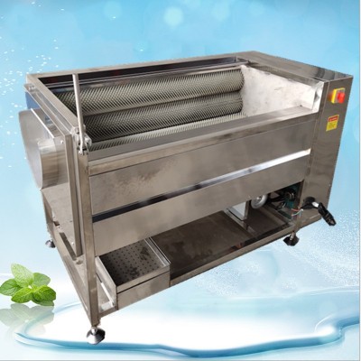 供应土豆去皮机 毛刷式大姜去泥清洗机 全自动红薯去皮毛刷清洗机