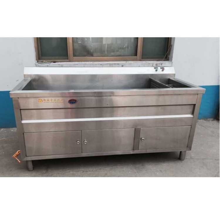 全自动臭氧涡流气泡清洗机 果蔬清洗机 商用厨房洗菜冻肉解冻机图3