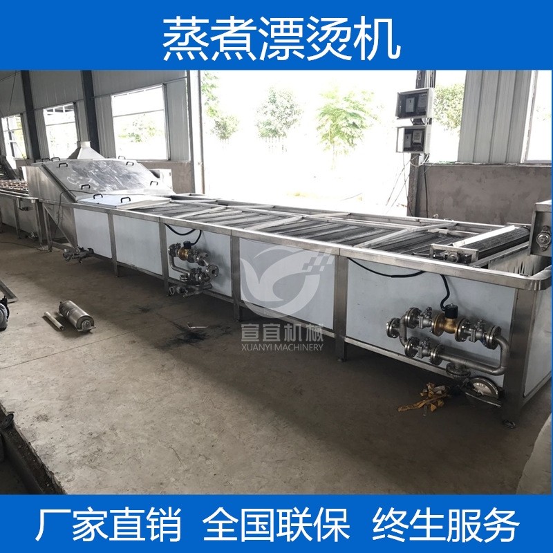 专业生产大型米粉米线蒸煮漂烫机 全自动粉丝粉条蒸煮漂烫流水线图4