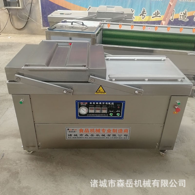 水果玉米真空包装机封口机 不锈钢全自动双室真空包装机厂家现货图3
