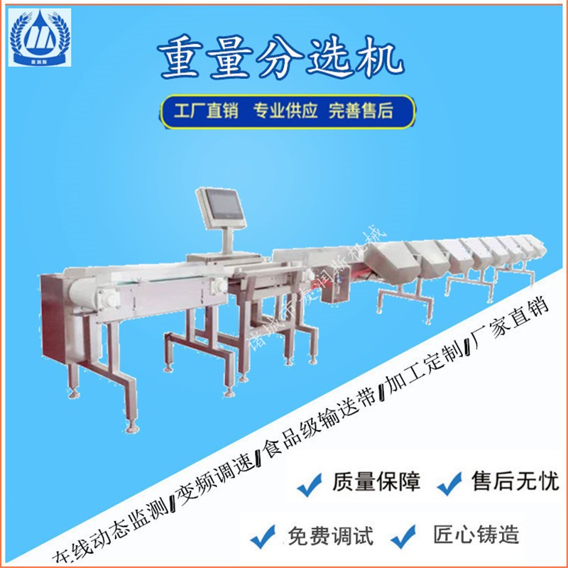 海参鲍鱼分选机 扇贝重量分拣机牡蛎分选设备 鲅鱼分选机厂家图4