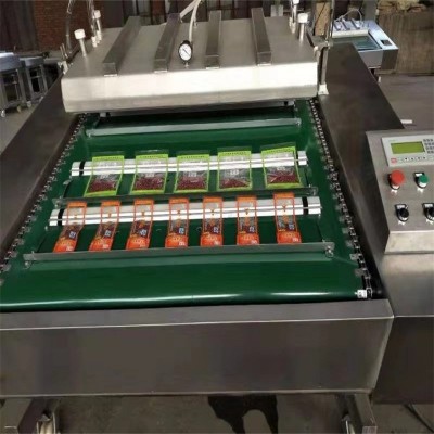 降价销售连动式大枣真空包装机 辣条腐竹小吃真空封口机厂家直销