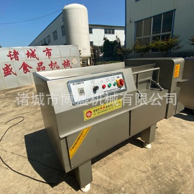 牛羊猪肉切丁机 快速三维切丁条机 博盛大型液压微冻肉切丁机