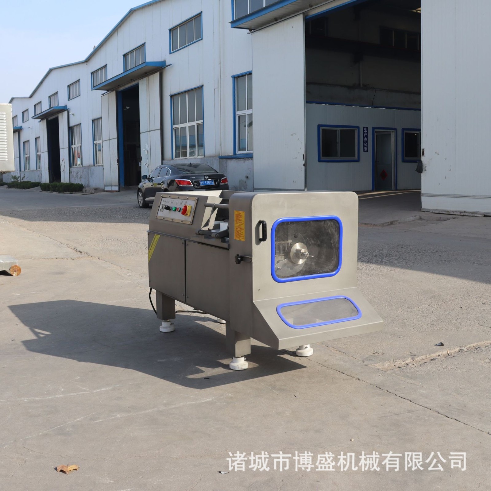 牛羊猪肉切丁机 快速三维切丁条机 博盛大型液压微冻肉切丁机图5