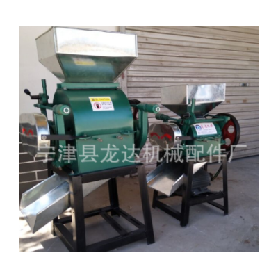对辊式膨化饲料专用粉碎机 鱼饵饲料黄面面粉碎破碎机