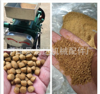 对辊式膨化饲料专用粉碎机 鱼饵饲料黄面面粉碎破碎机图2