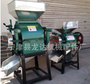 对辊式膨化饲料专用粉碎机 鱼饵饲料黄面面粉碎破碎机图4