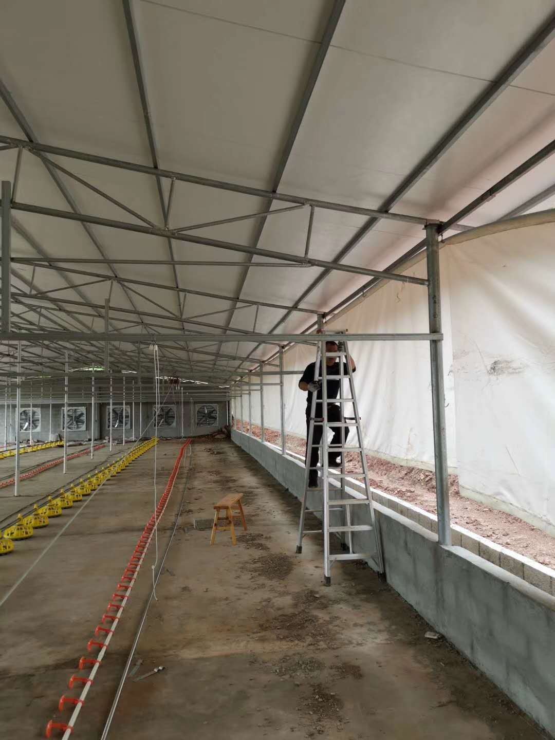 鸡用水线料线铁滑轮散养鸡料线配件料线升降滑轮平养鸡料线图4