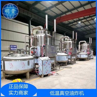 秋葵香菇真空油炸机小黄鱼脆虾低温油炸设备果蔬脆片VF脱水工艺