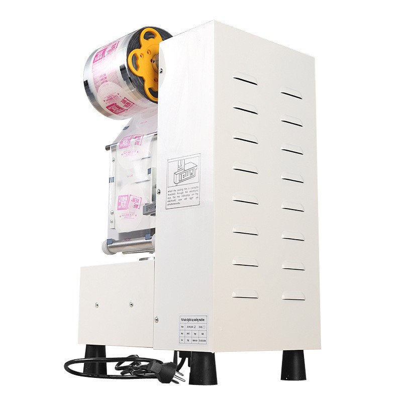 全自动商用奶茶封口机 奶茶店设备 奶茶豆浆饮料封杯机 英文版图2