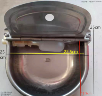 牛水碗狗碗羊不锈钢水碗圆碗椭圆水碗浮球自动补水饮水器马水碗