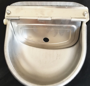 牛水碗狗碗羊不锈钢水碗圆碗椭圆水碗浮球自动补水饮水器马水碗图3