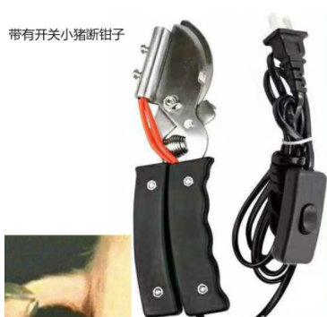 断尾钳猪用电热剪尾钳子电热钳子养殖设备电热断尾钳猪羊用图3