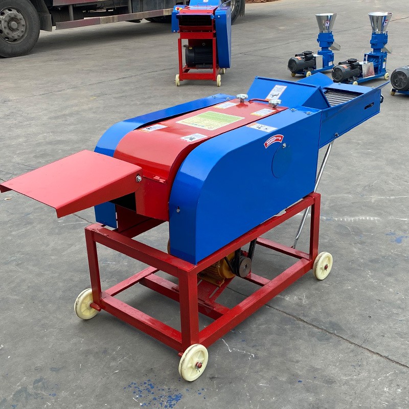 家用小型铡草揉丝一体机 干湿两用牛羊切草碎草机 自动进料铡草机图3