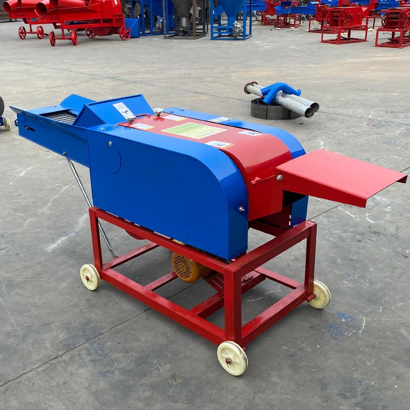 家用小型铡草揉丝一体机 干湿两用牛羊切草碎草机 自动进料铡草机图2