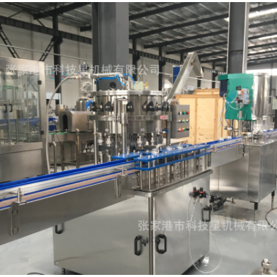 厂家直销含气饮料等压灌装线 全自动液体灌装机 啤酒灌装机