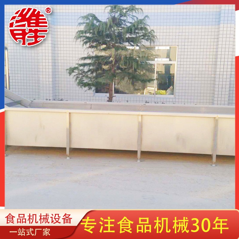 商用蔬菜漂烫预冷流水作业线 全自动果蔬漂烫机设备 藕带蒸煮机图3