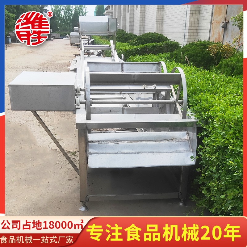 供应大蒜全自动漂皮机 鲜蒜漂皮机设备 商用大型大蒜去皮机设备