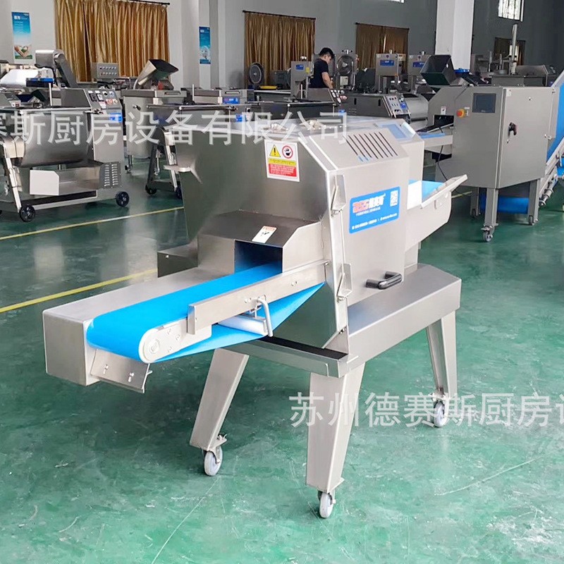 304不锈钢切肉机全自动切片机微冻肉五花肉熟牛肉切片火腿切片机图2