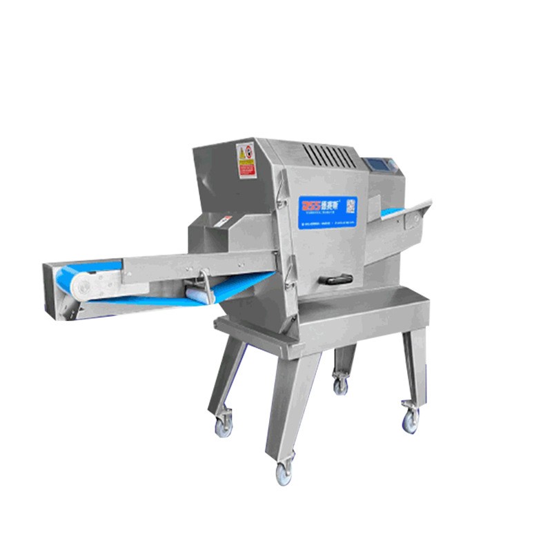 304不锈钢切肉机全自动切片机微冻肉五花肉熟牛肉切片火腿切片机图4