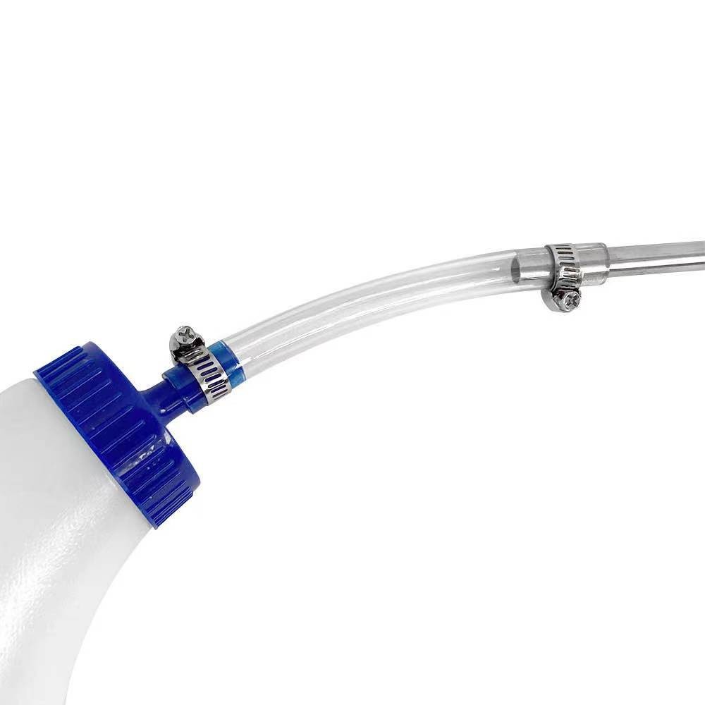 犊牛灌服器不锈钢管灌药壶小牛灌奶器不锈钢塑料可选犊牛胃管图2