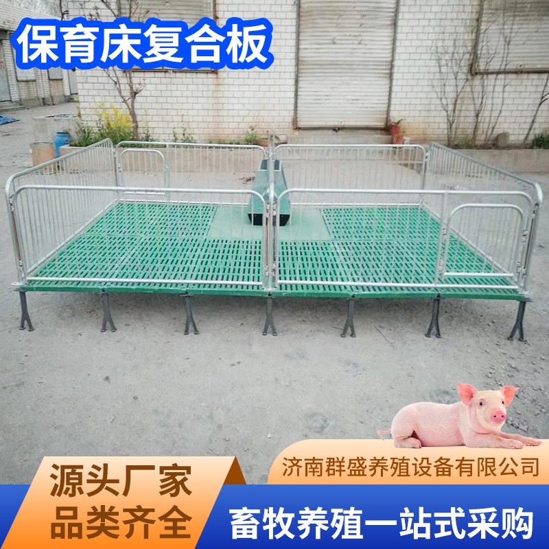 养猪场保育床复合板带加热保温板牲畜母猪产床热镀锌管焊接图2