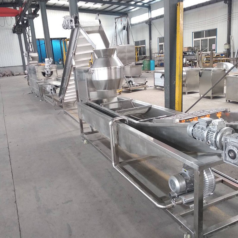 全自动土豆红薯切片清洗流水线 成套紫薯马铃薯清洗设备 厂家供应图2