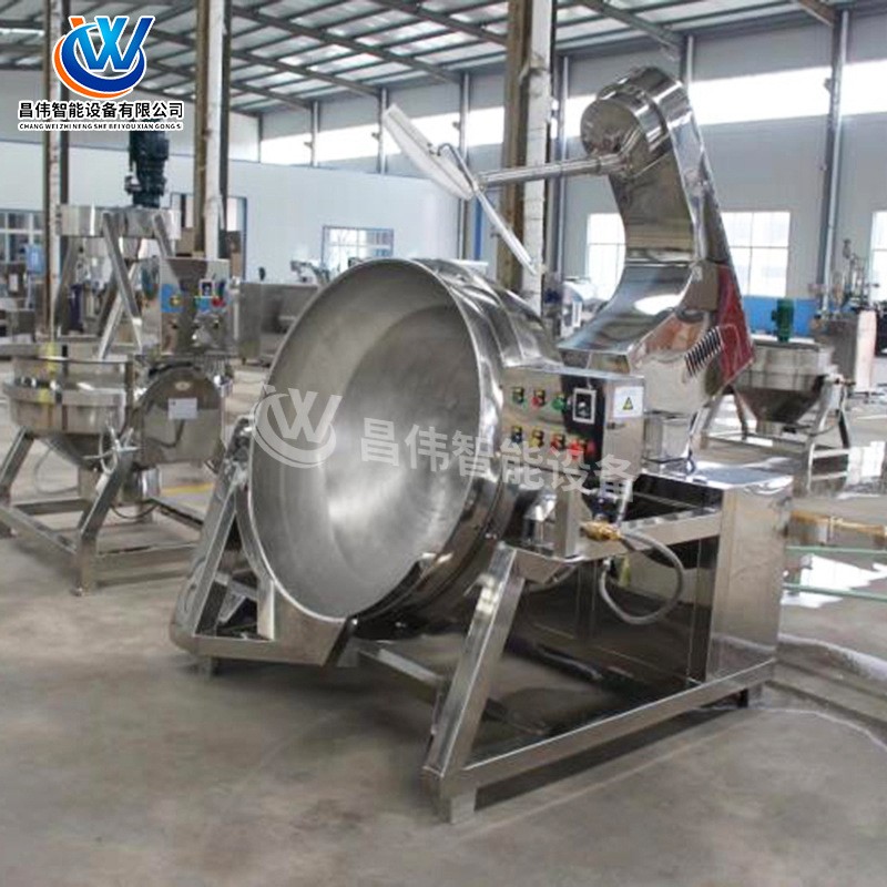 全自动行星燃气加热搅拌炒锅 不锈钢行星炒锅 全自动枣泥馅料炒锅图4