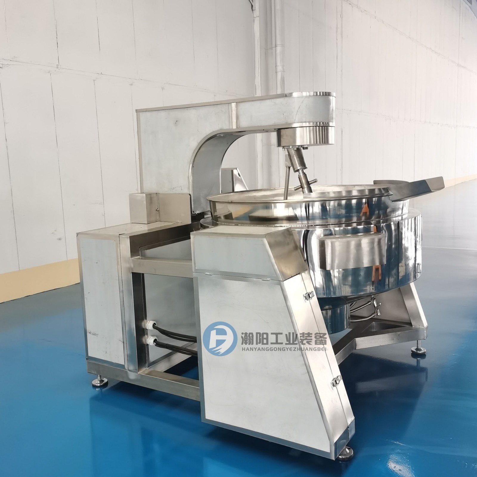 厂家全自动行星搅拌火锅底料炒锅 燃气加热全自动行星搅拌炒锅图3