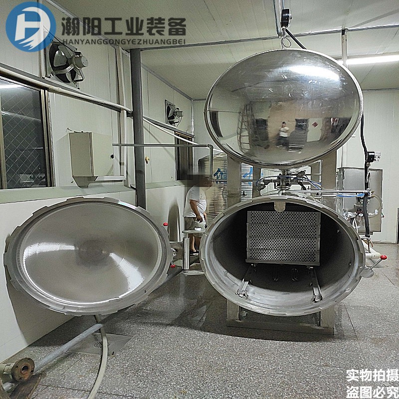 双层全自动杀菌锅玉米高温杀菌罐 鸭头鸭脖商用牛羊肉扒鸡灭菌釜图3