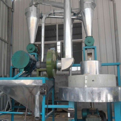 直供中小型石磨面粉机漯河兴达面粉机械厂新品圆罗石磨磨面机单机