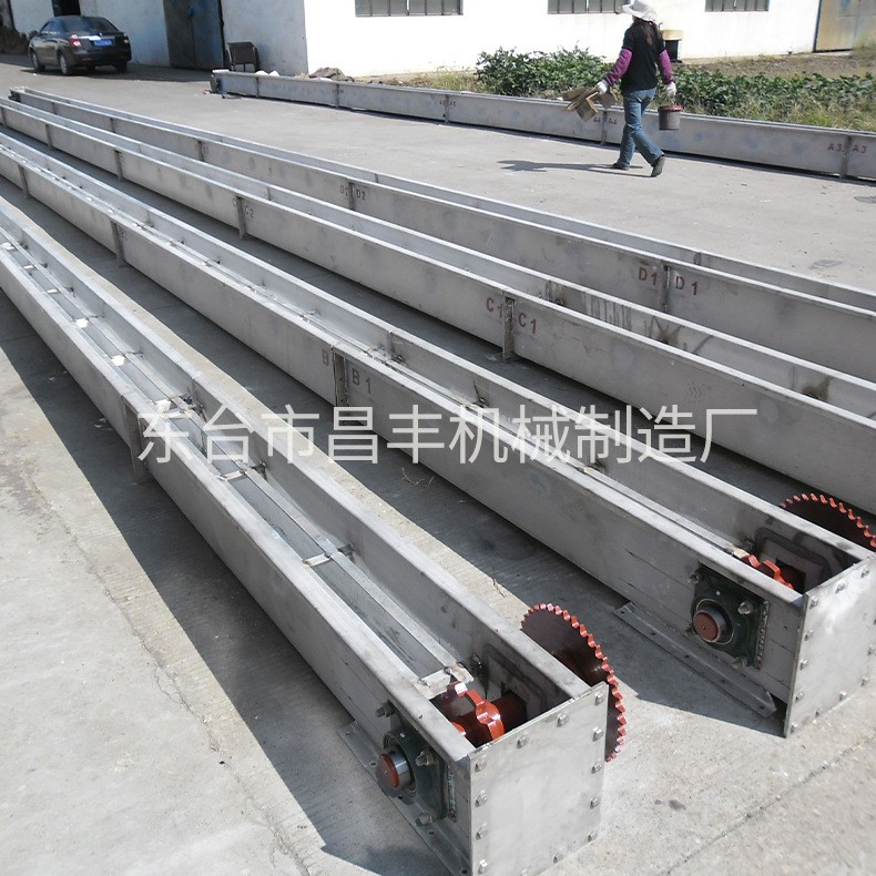 水平刮板输送机厂家FU型水平刮板输送机链条式矿渣废料刮板输送机图4
